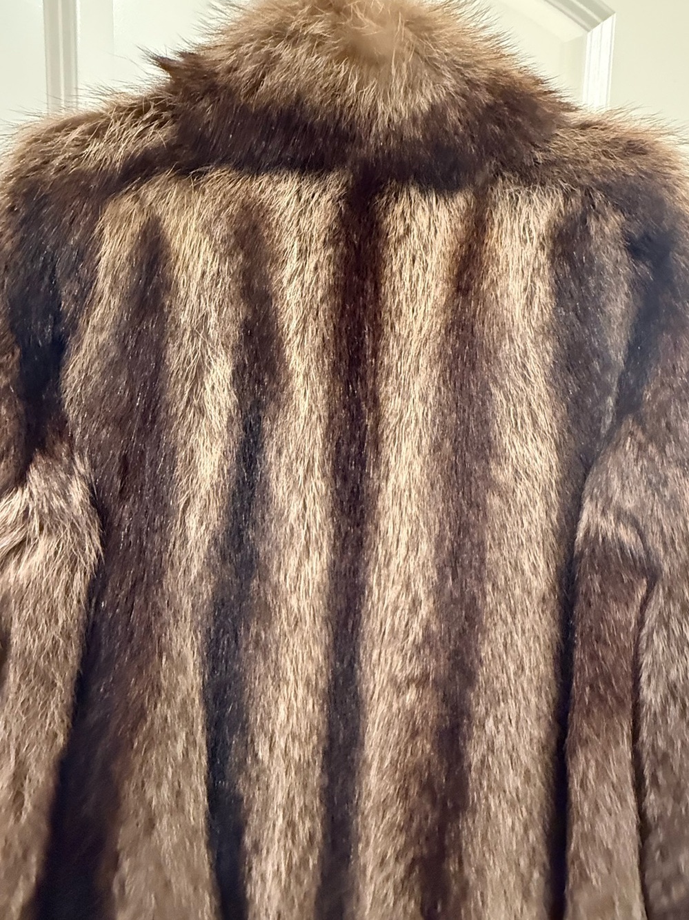 Vintage Genuine Raccoon Fur Full Length Coat Yudofsky Fur & Leather - Picture 13 of 16